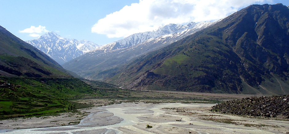 River Streams In Jispa, Himachal Pradesh